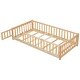preview thumbnail 51 of 57, Floor Platform Bed with Fence and Door