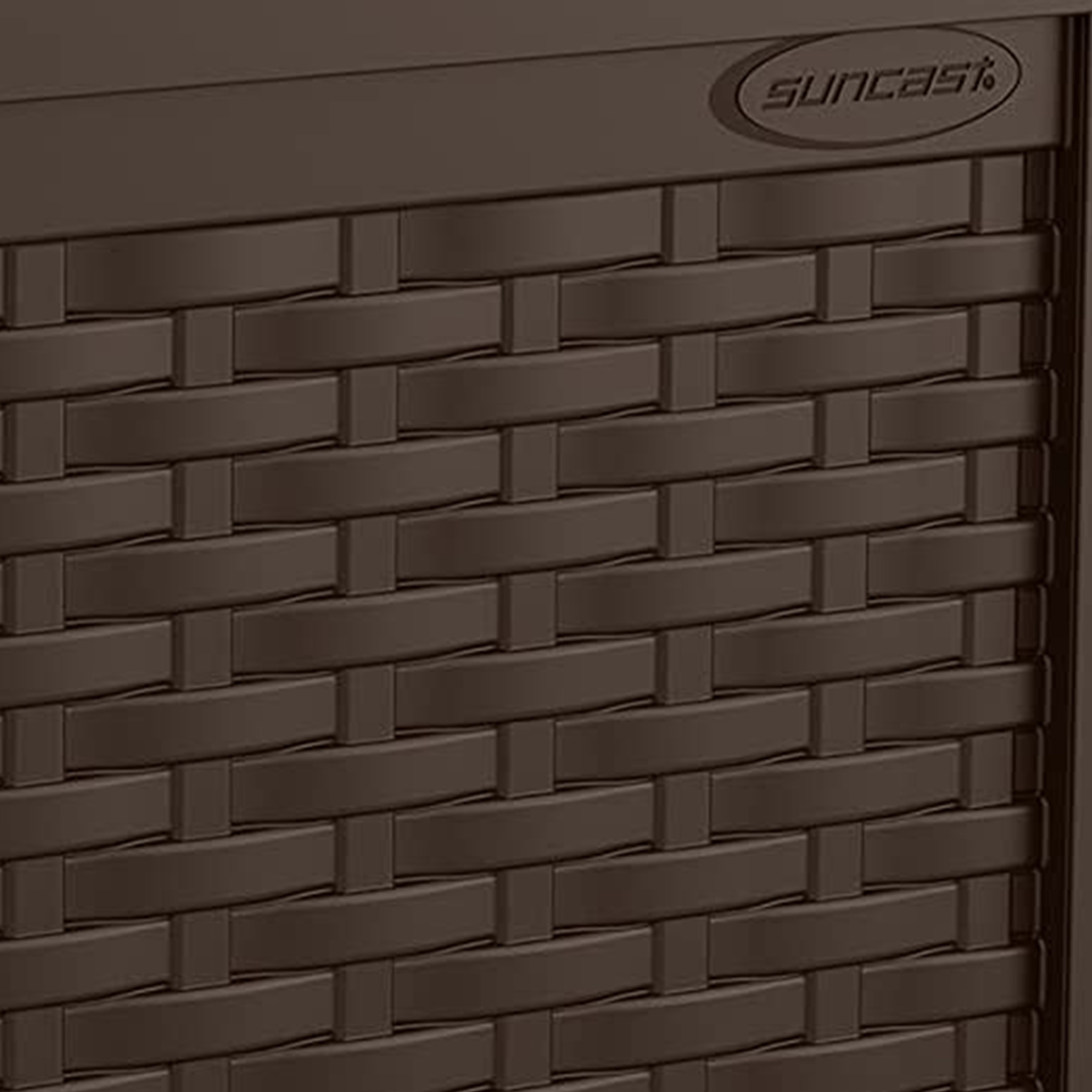 Outdoor 22 gallon resin plastic wicker storage cheap bench