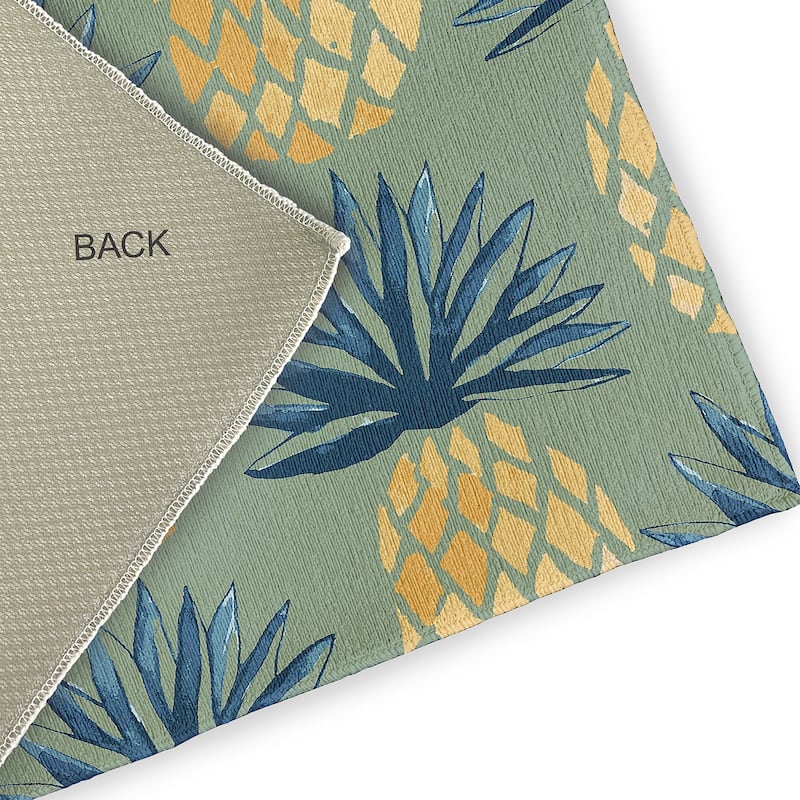Pineapple Stripes Indoor/Outdoor Rug