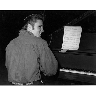 Elvis Presley playing piano Photo Print - Bed Bath & Beyond - 25396757