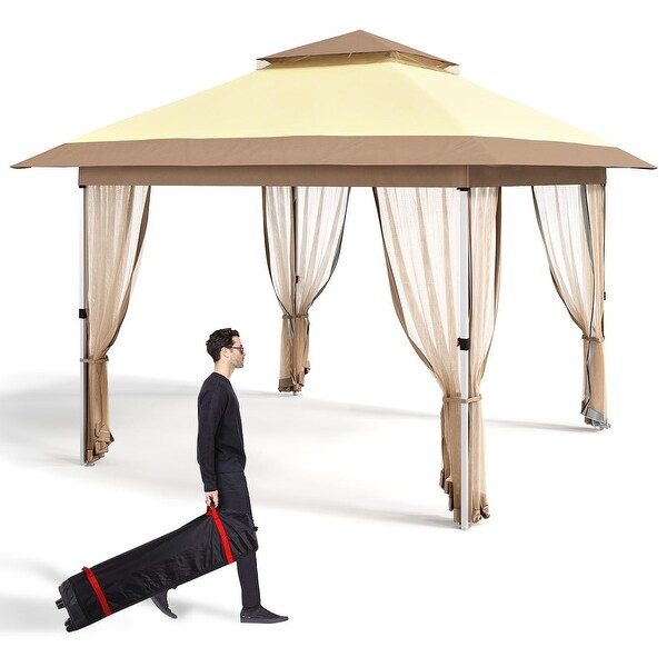 12'x12',11'x11' Gazebo Outdoor Pop up Canopy Tent - On Sale