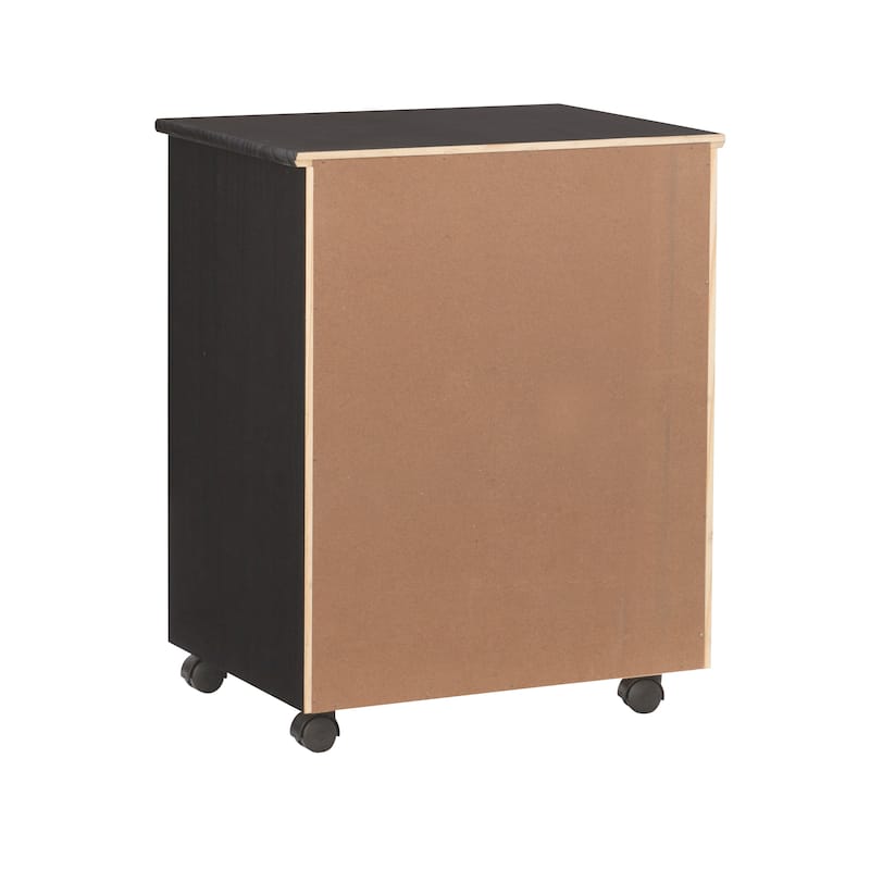 Bridgton 6-drawer Wide Rolling Storage Chest Cart