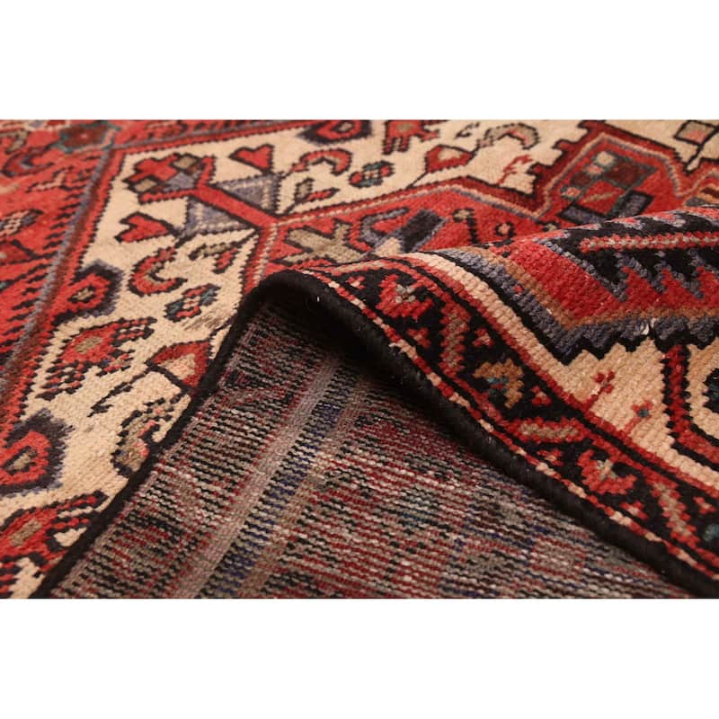 ECARPETGALLERY Hand-knotted Andelz Red Wool Rug - 3'6 x 6'9