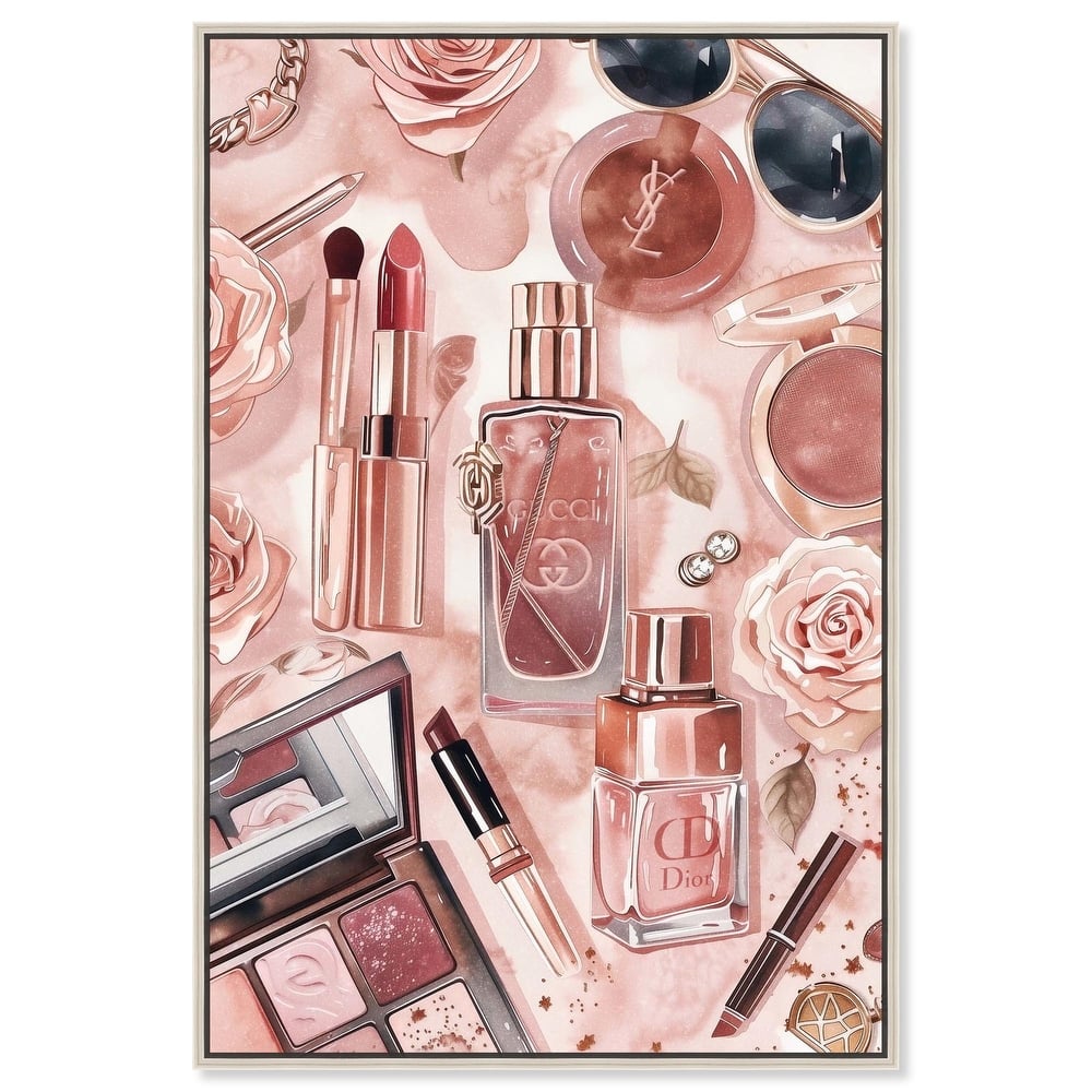 Glam Sparkle Lay Out Canvas by Art Remedy