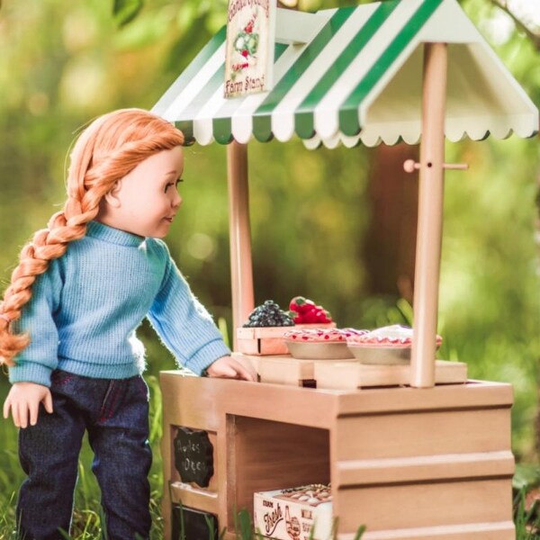 american girl doll play