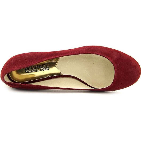 michael kors burgundy flats