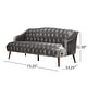 preview thumbnail 34 of 32, Adelia Modern Glam Tufted Velvet Sofa by Christopher Knight Home