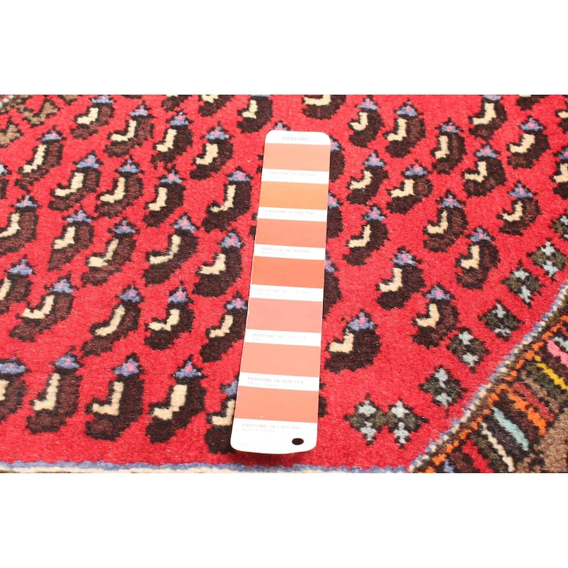 ECARPETGALLERY Hand-knotted Anadol Red Wool Rug - 4'4 x 6'5