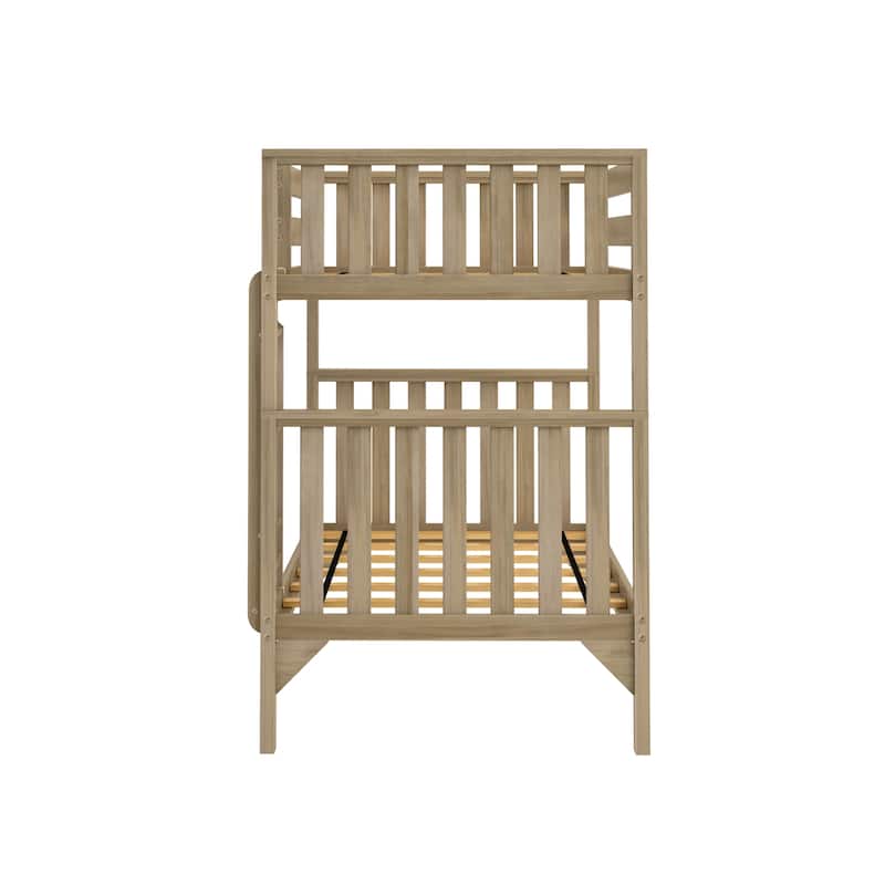 Max and Lily Scandinavian Twin Over Twin Bunk Bed
