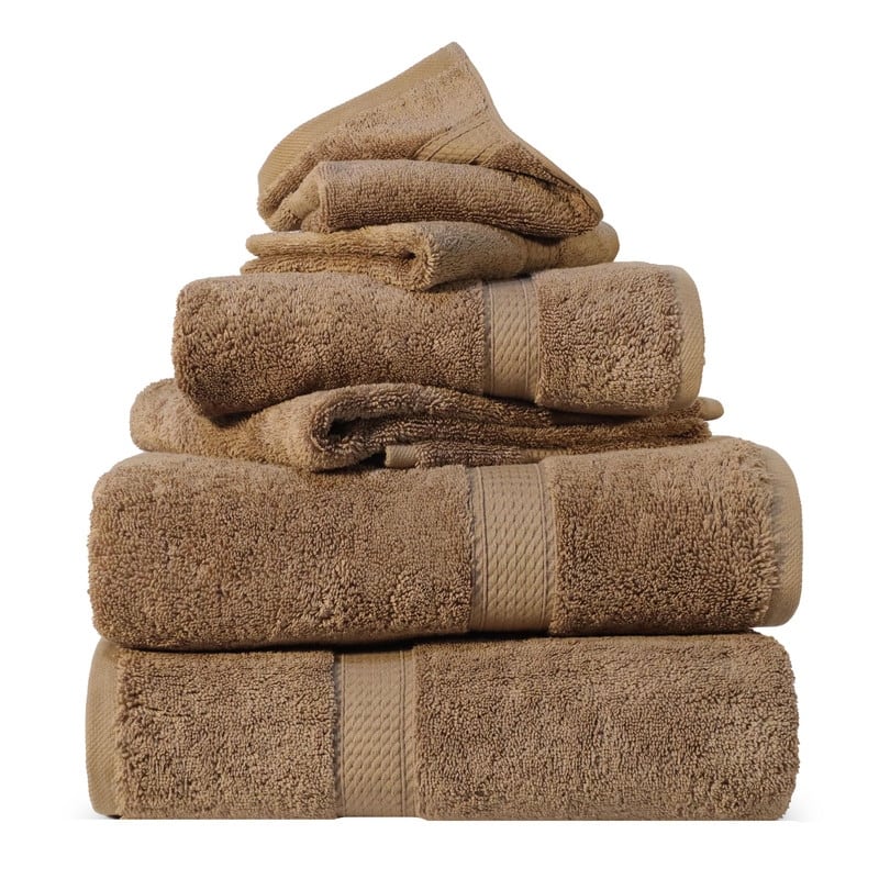 Superior Egyptian Cotton Pile Heavyweight 6-Piece Towel Set