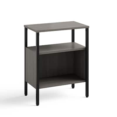 Safco Simple Storage Display Stand Side Table, Sterling Ash - 39
