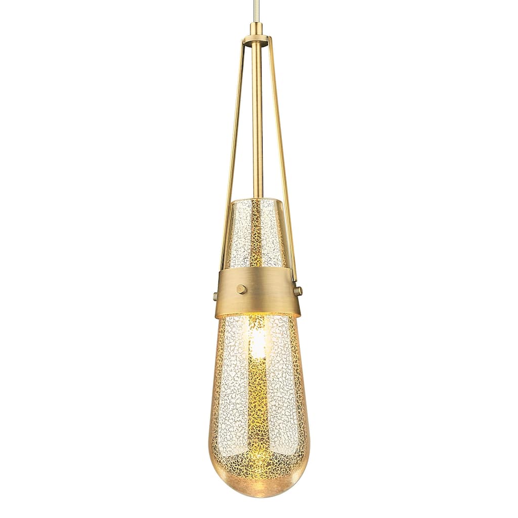 Innovations Lighting 452-1P-G452-4ME Milan 4" Wide Mini Pendant with