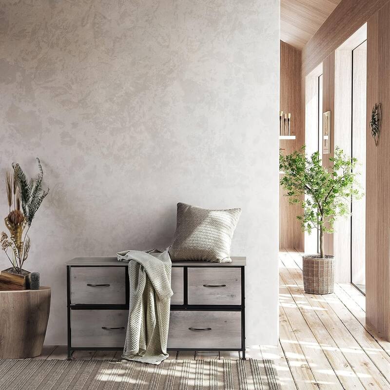 Dresser with 5 Fabric Drawers