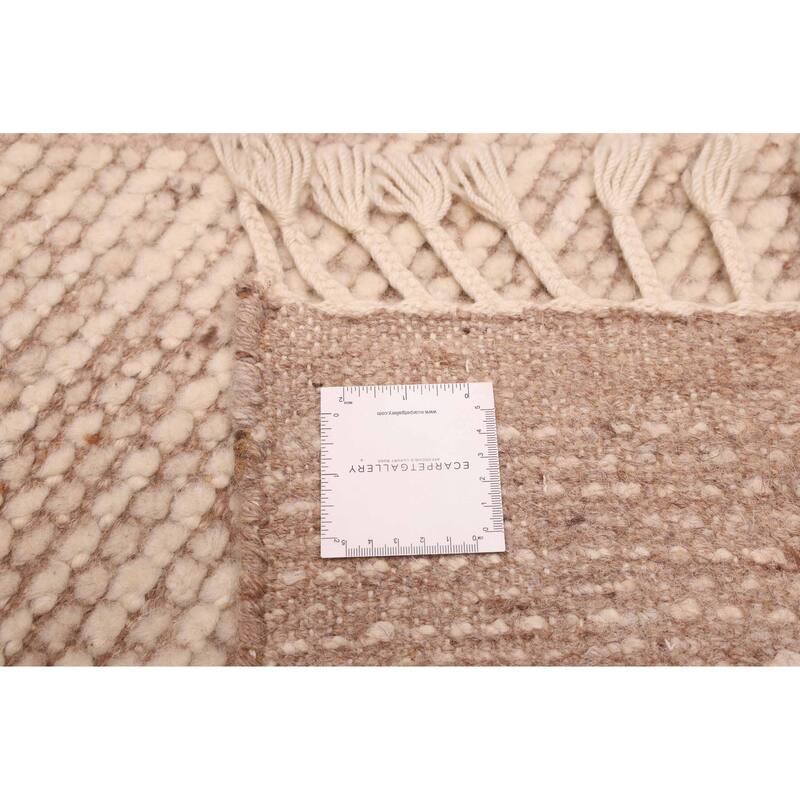 ECARPETGALLERY Hand-knotted Looma Beige Wool Rug - 8'3 x 10'0