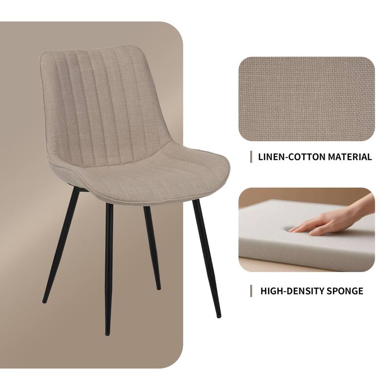 Rustic Dining Chair Side Chair Beige Vanity Chair Reception Chair Office Chair Lounge Chair Leisure Chair