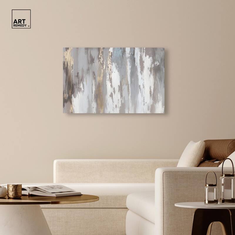 Flooding Gold I Canvas by Art Remedy, Gallery Wrapped