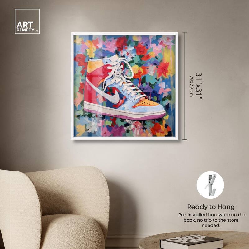 Whimsical Sneaker Shadowbox by Art Remedy