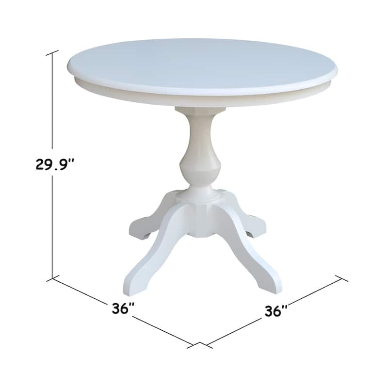 36" Round Top Pedestal Table