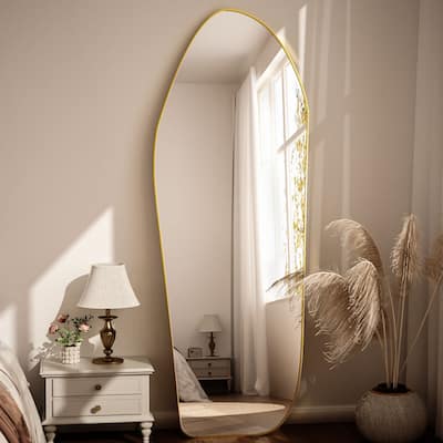 Irregular Full Lenghth Mirror Wall Decor