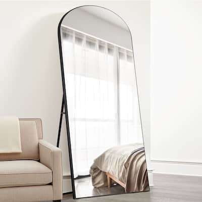 Arched Top Full-length Freestand Leaning Wall Mirror