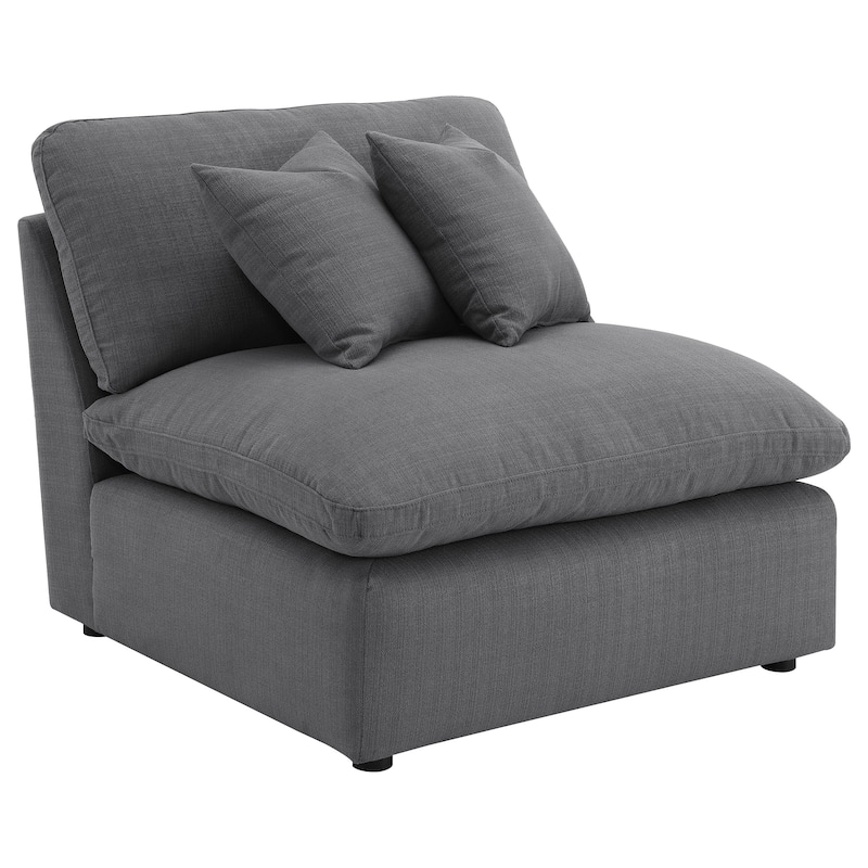 Hobson Transitional Upholstered Armless Chair