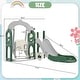preview thumbnail 6 of 7, Toddler Slide and Swing Set 5 in 1, Kids Playground Climber Slide Playset with Telescope, Freestanding Combination for Babies