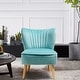 preview thumbnail 3 of 37, Costway Armless Accent Chair Modern Velvet Leisure Chair Single