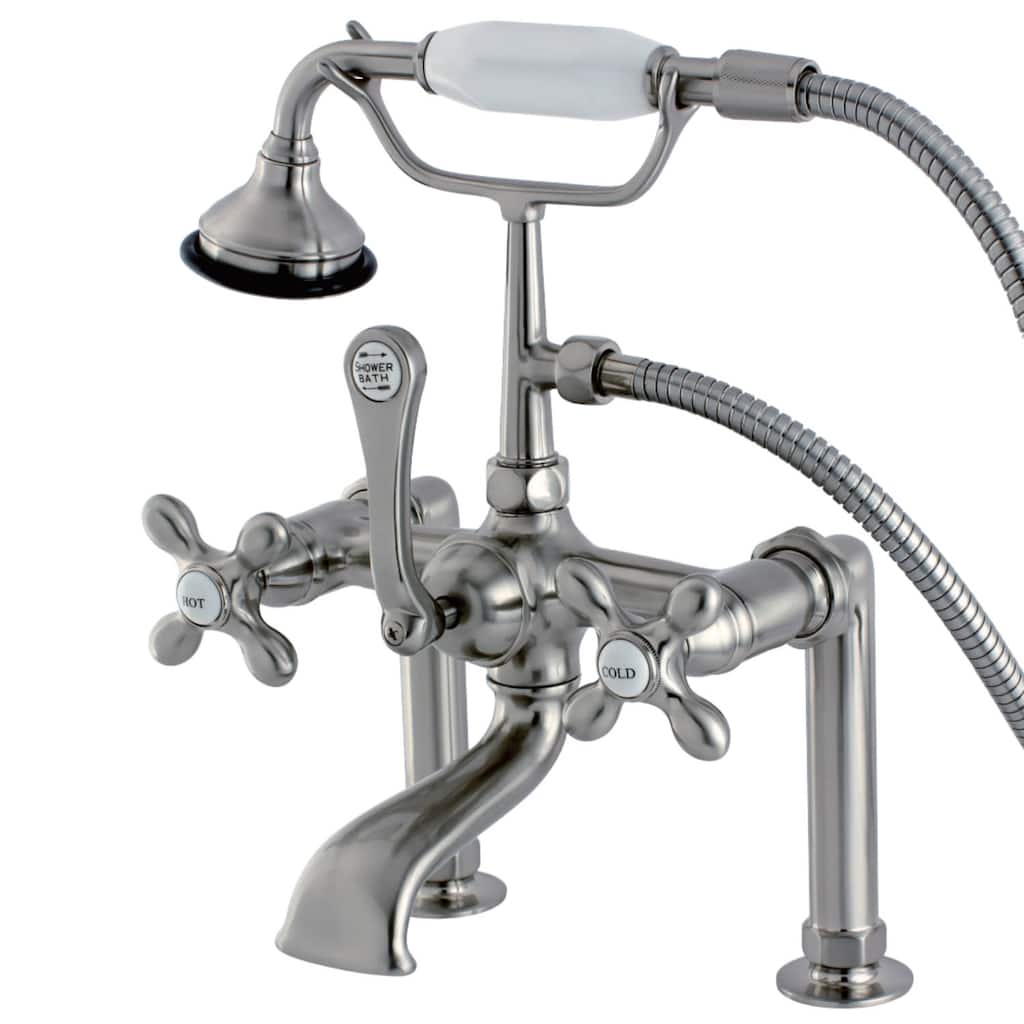 Kingston Brass Aqua Vintage Deck Mounted Clawfoot Tub Filler with