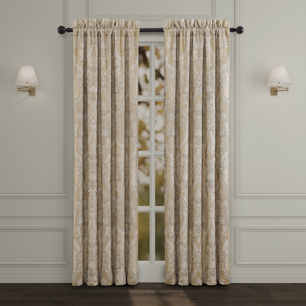 J. Queen New York Sondra Gold Window Panel Pair