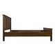 preview thumbnail 2 of 1, Mission Oak Panel Bed - Walnut