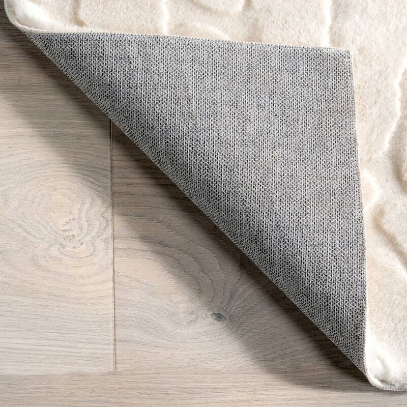 Nuloom Leni SuperiorWash Plush Cloud Geometric Machine Washable Ara Rug