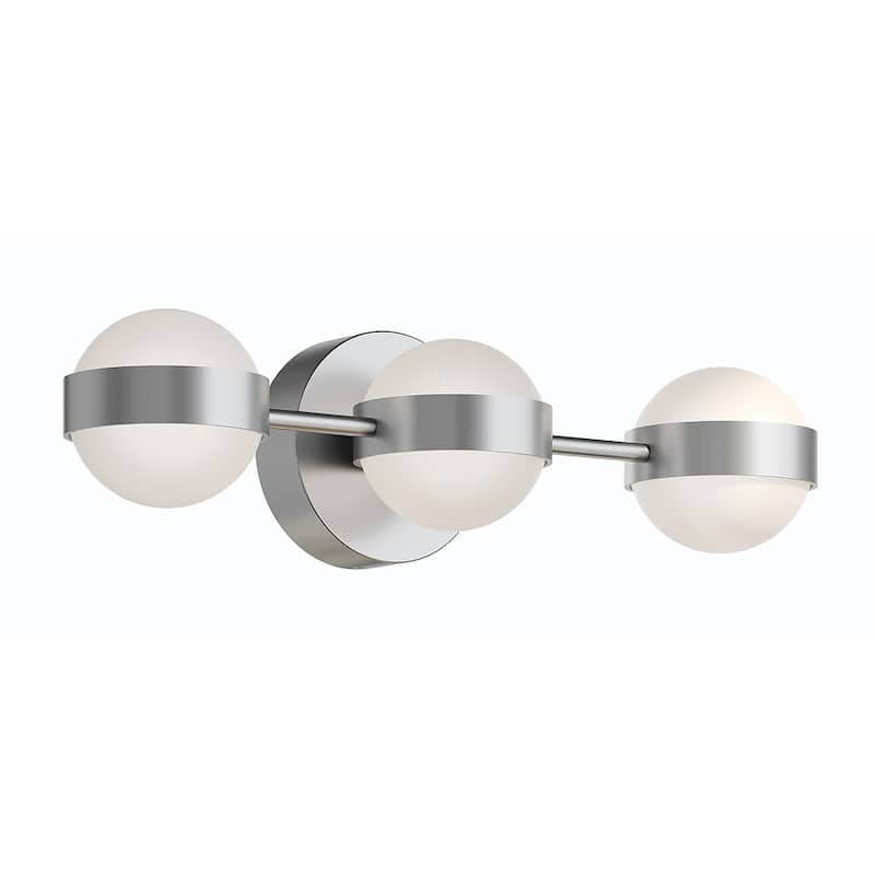 AFX VRNV2207LAJUD Verona 3 Light 22" Wide LED Vanity Light - Satin Nickel