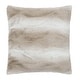 preview thumbnail 4 of 5, Chanasya Faux Fur Embossed Falling Leaf Throw Pillow Cover (Set of 2)