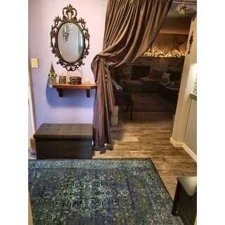 Porch & Den Dawn Charcoal Grey Foldable Storage Bench/Ottoman