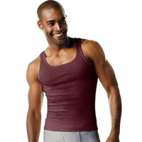 Hanes Men S Tagless Ribbed A Shirt Pack Of 4 Free Shipping Hanes Men S Tagless Ribbed A Shirt 4 Pack Size