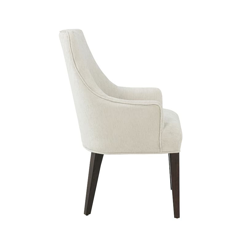 Manhattan Comfort Beever Modern Chenille Dining Armchair