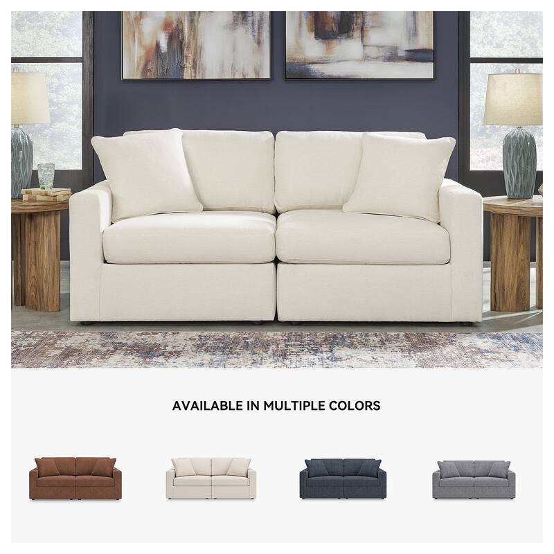 Signature Design by Ashley Modmax 2-Piece Loveseat - 76" W x 37" D x 36" H