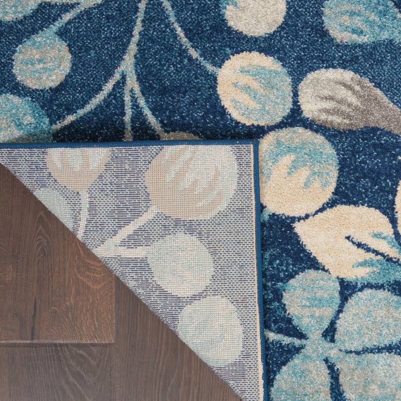 Jeyu Power Loomed Stain Resistant Area Rug By HomeRoots - 87' X '63' X '0.5