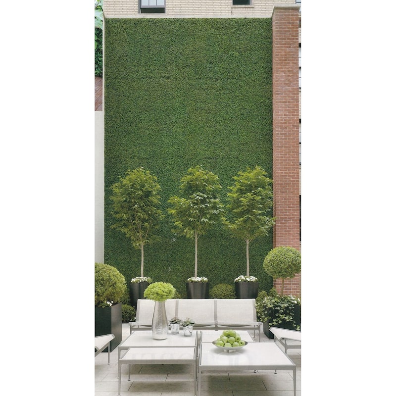 20"x20" Artificial Boxwood Hedge Greenery Panels - 12pc