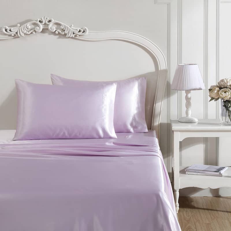 Betsey Johnson Satin Sheet and Pillowcase Sets