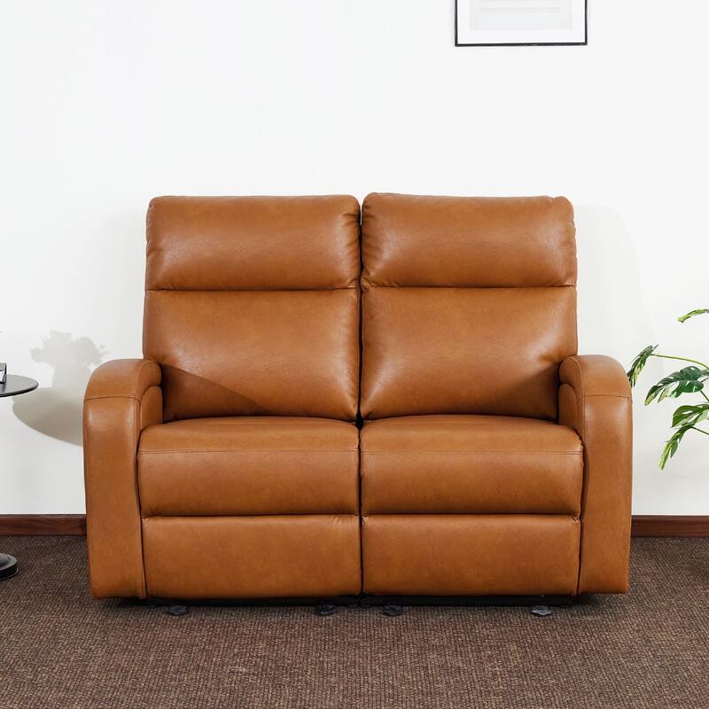 Zero Wall Recliner Loveseat with USB & Type-C Dual Ports, for Small Space, Living Room