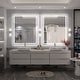 preview thumbnail 136 of 161, Large LED Bathroom mirror Tempered Glass Dimmable Anti-Fog Vanity Mirror