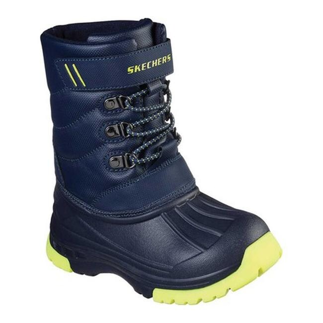 blue skechers boots
