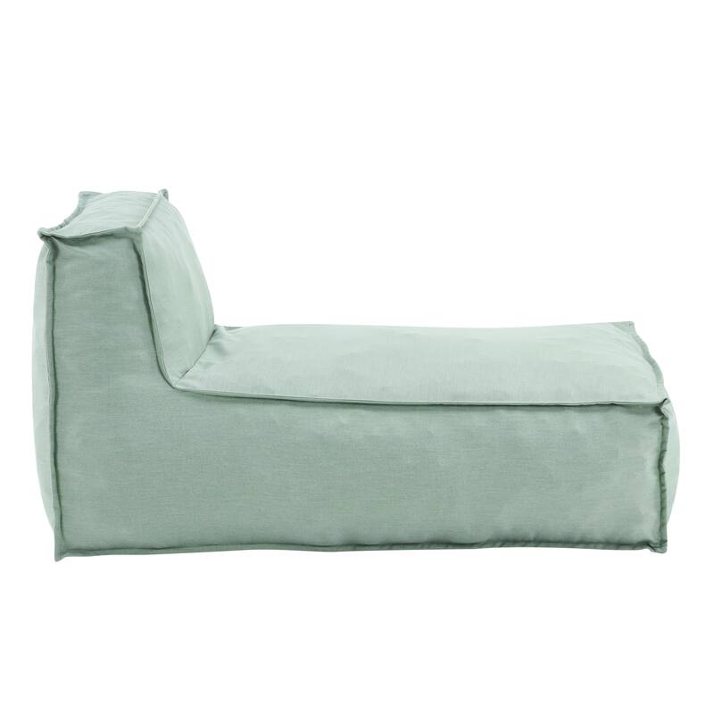 Christopher Knight Home- Harper Fabric Outdoor Bean Bag Lounger Chair
