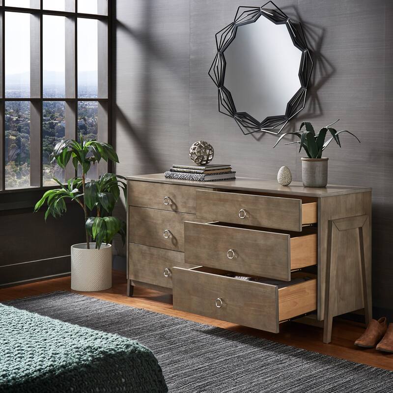 Barnnes Wood 6-Drawer Dresser by iNSPIRE Q Modern