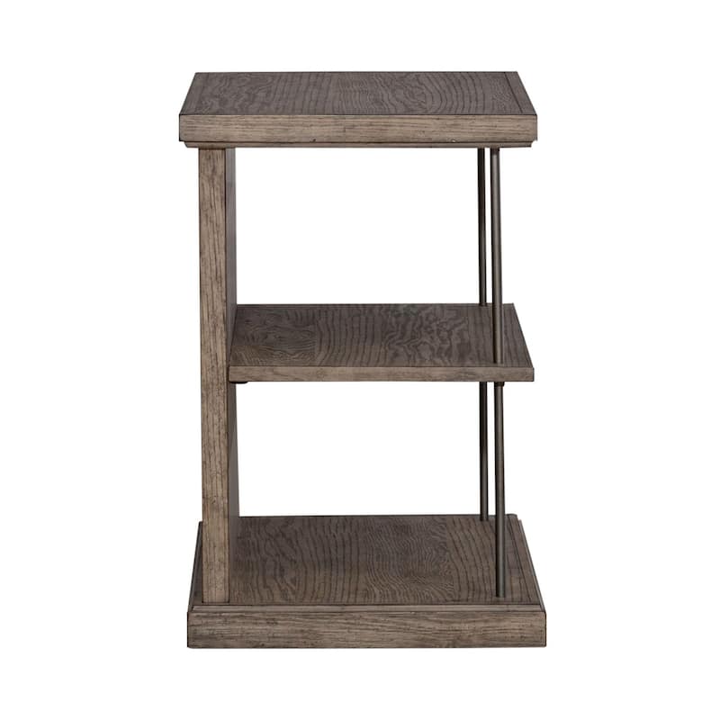 City Scape Burnished Beige Chairside Table