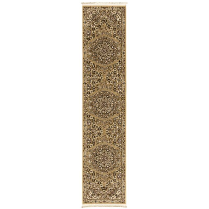 HomeRootsMedallion Traditional Runner Area Rug