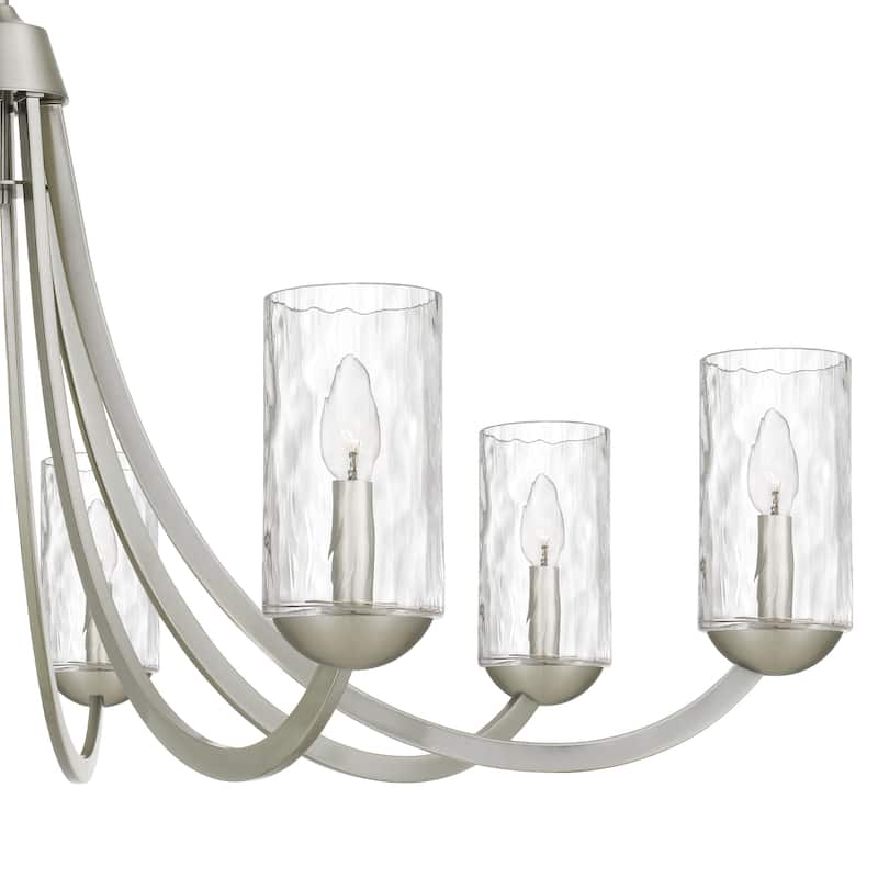 Allard 8-Light Brushed Nickel Chandelier