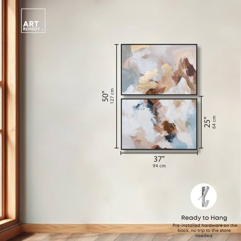 Earth's Palette II Canvas Set of 2 by Art Remedy