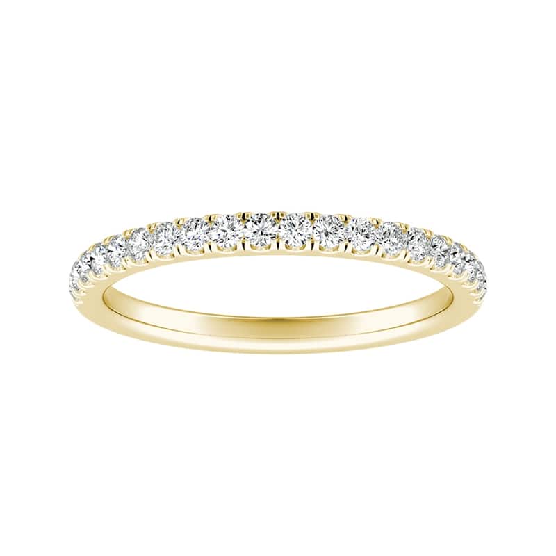 Auriya 1/3ctw Classic Round Diamond Wedding Band 18k Gold